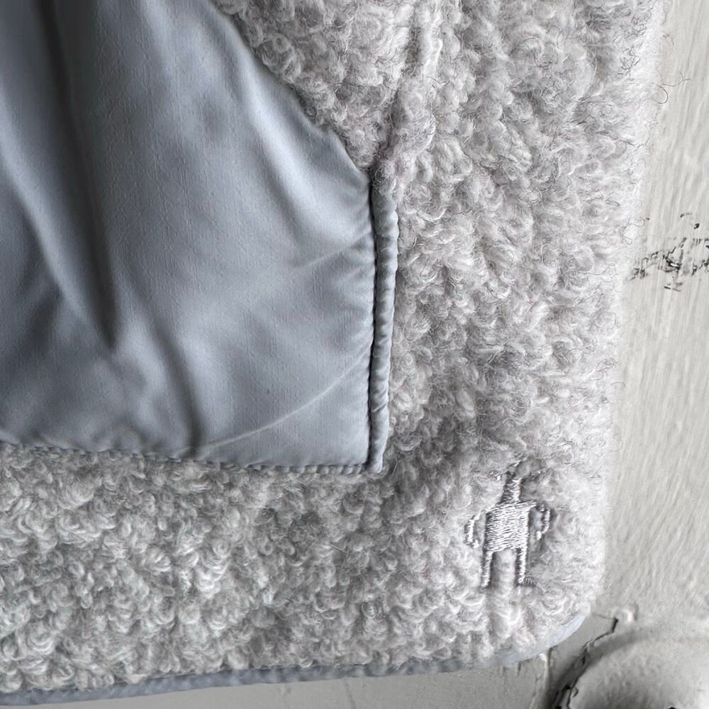 Smartwool Anchor Line Reversible Sherpa Vest Gray - Picture 6 of 12